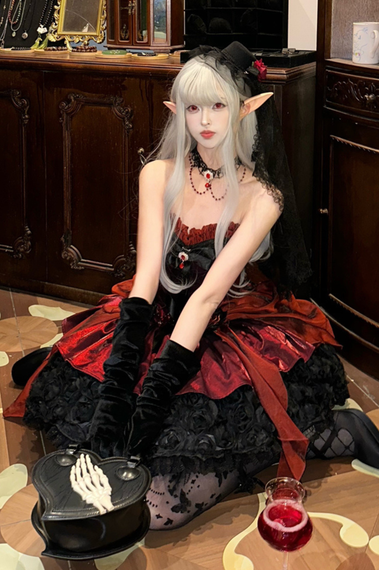 エレガントゴシックドールドレスセット