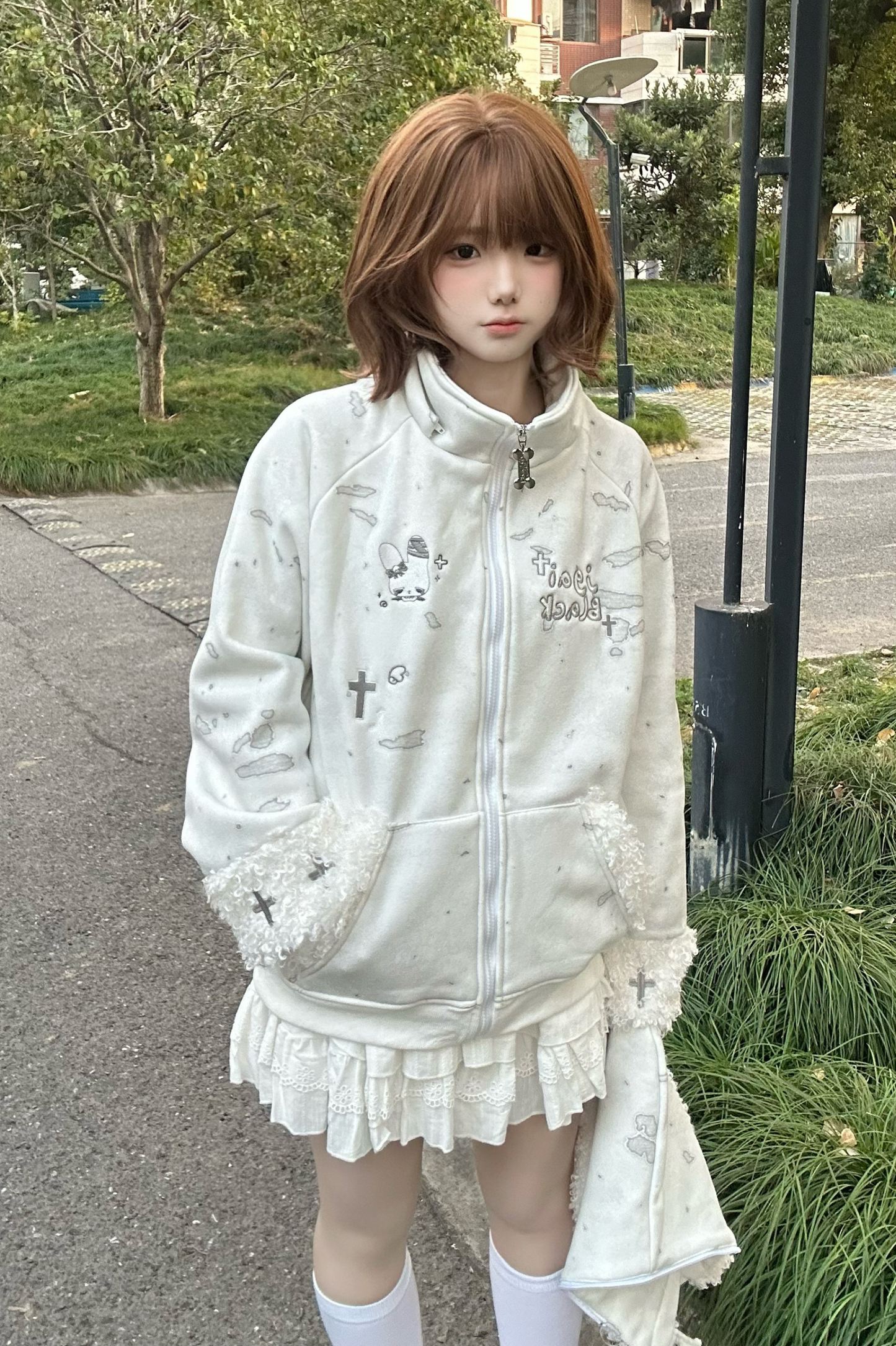 ファーイヤーフードサブカルジャケット