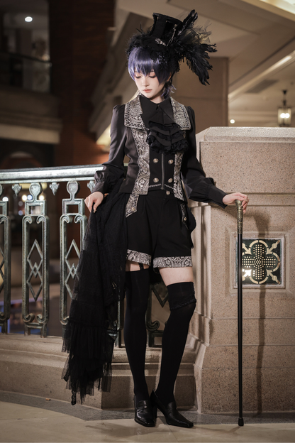 Dark Prince Lolita Jacket + Shirt + Pants + Vest