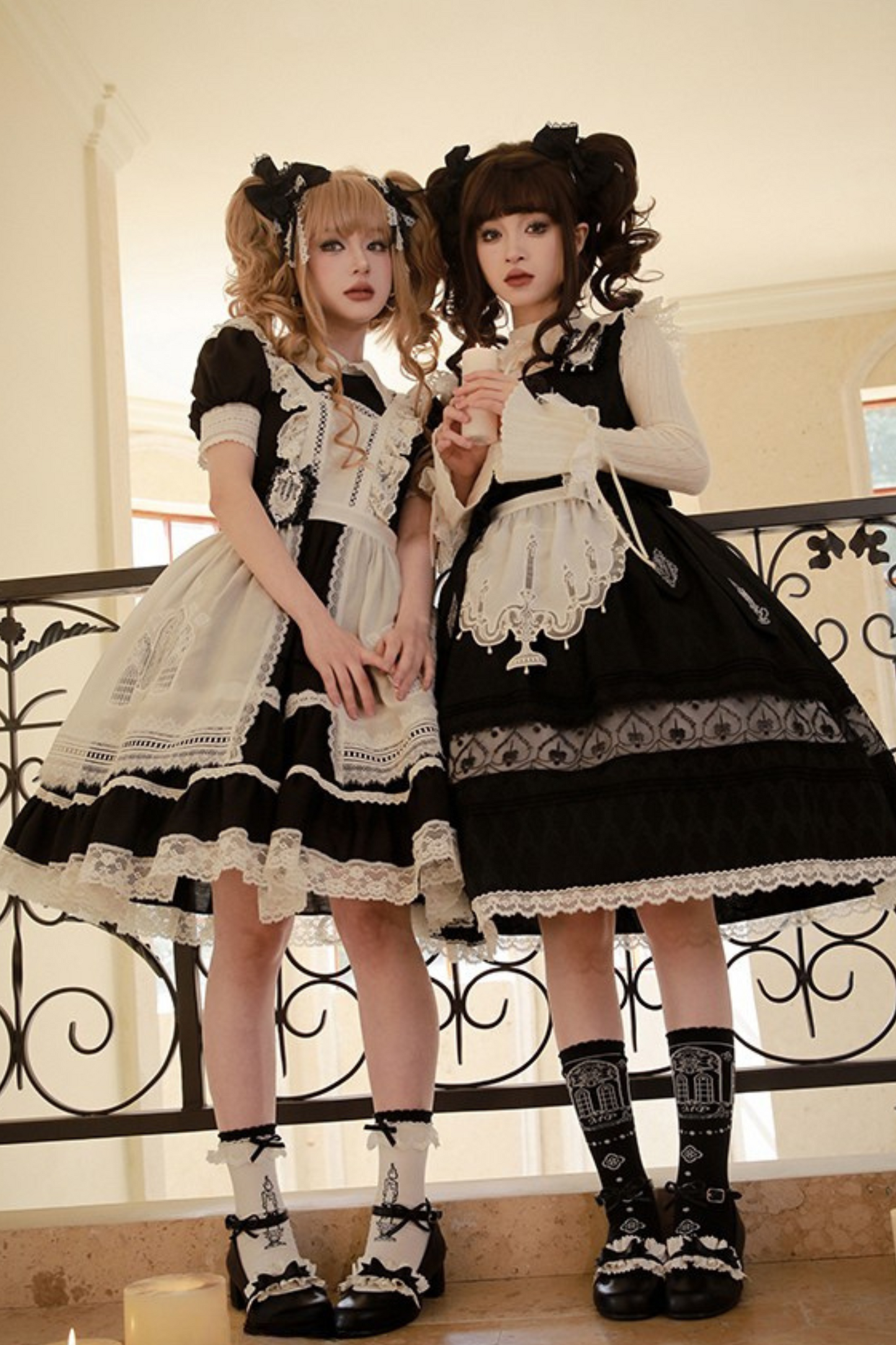 Candlestick Dark Girl Style Design Doll Lolita Dress