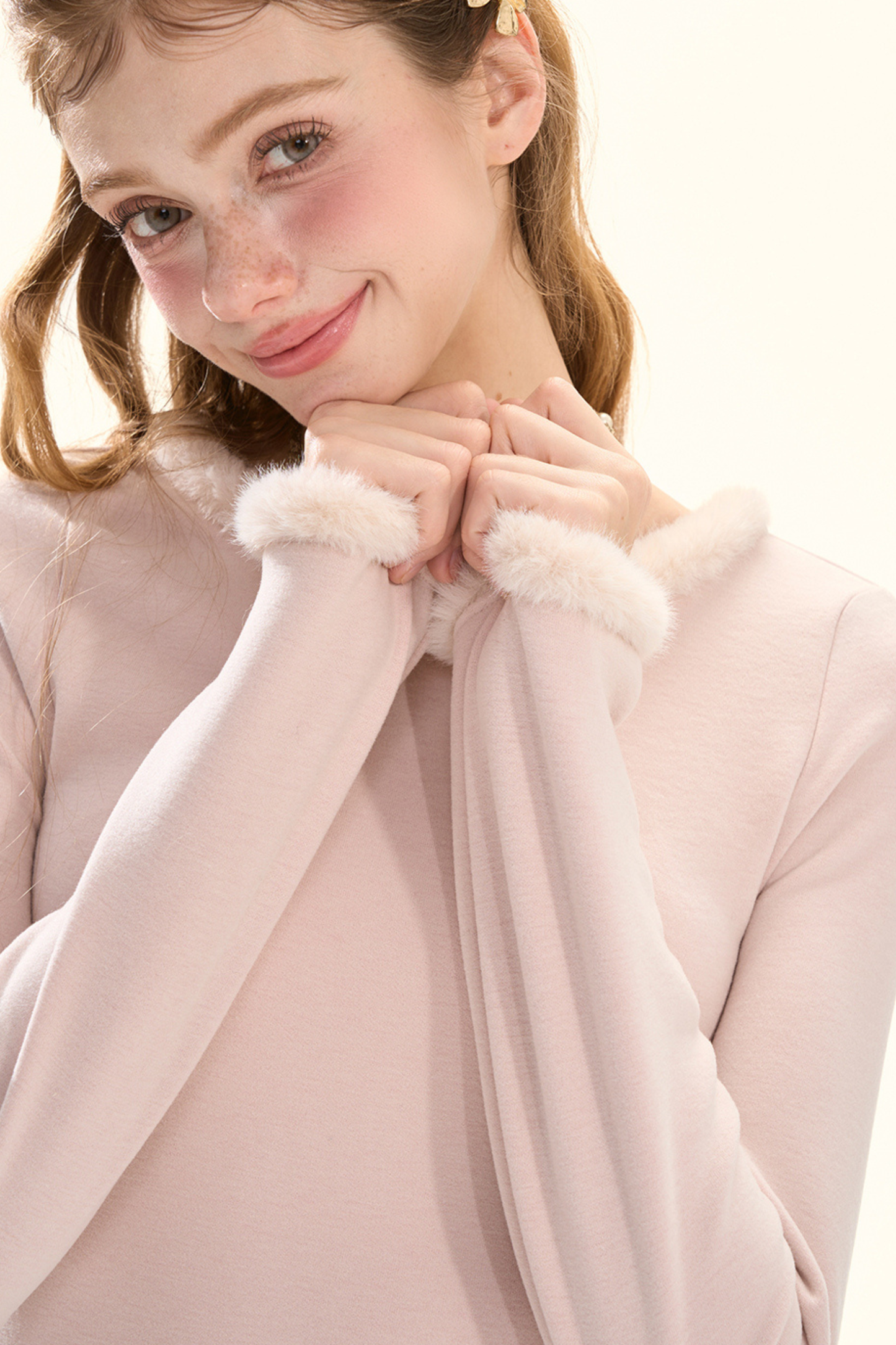 スウィートドリームファーバッグリボントップス