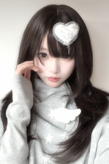 Light Stone Angel Hair Pin