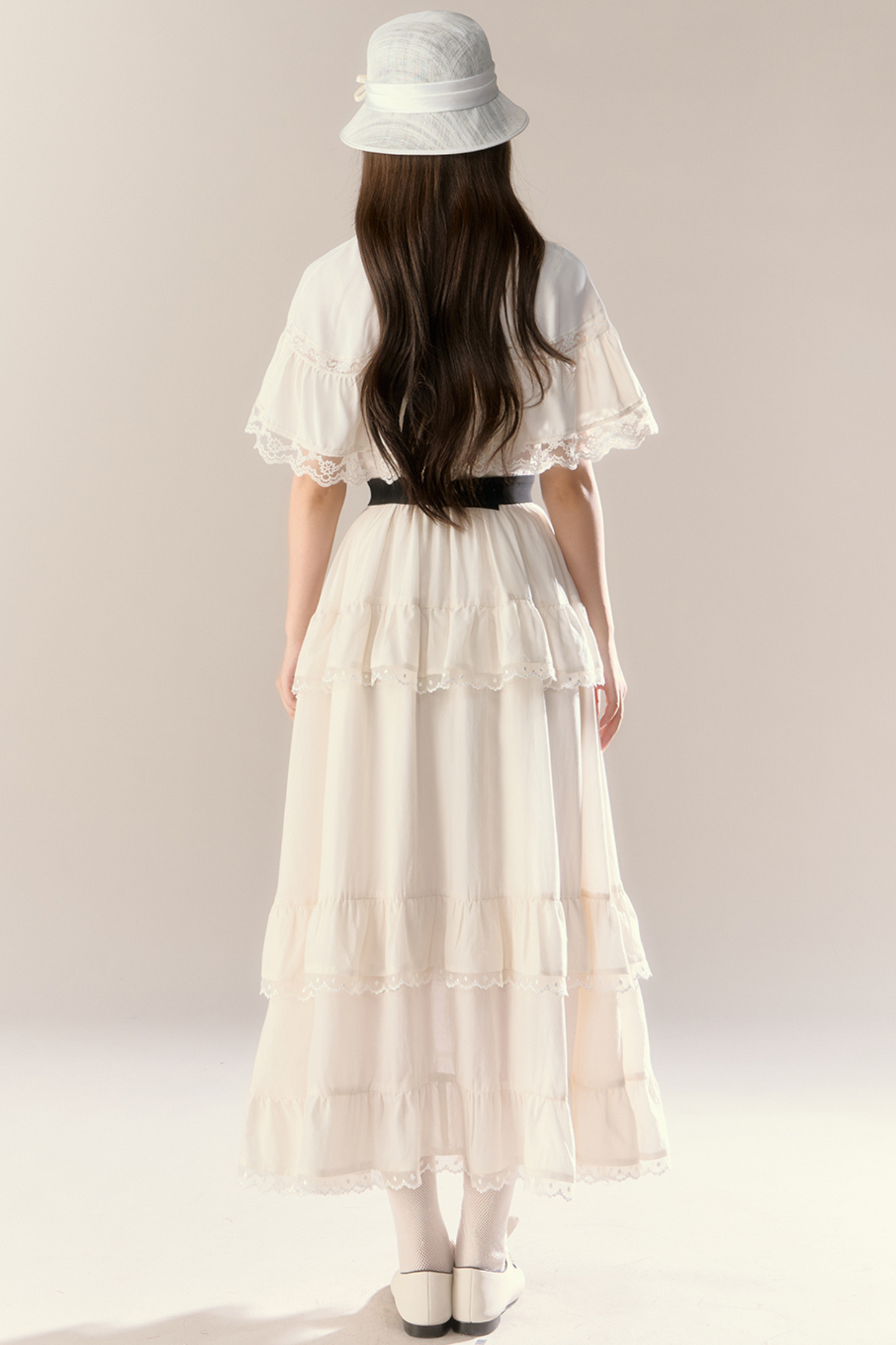 Lillian French Shawl Cake Dress