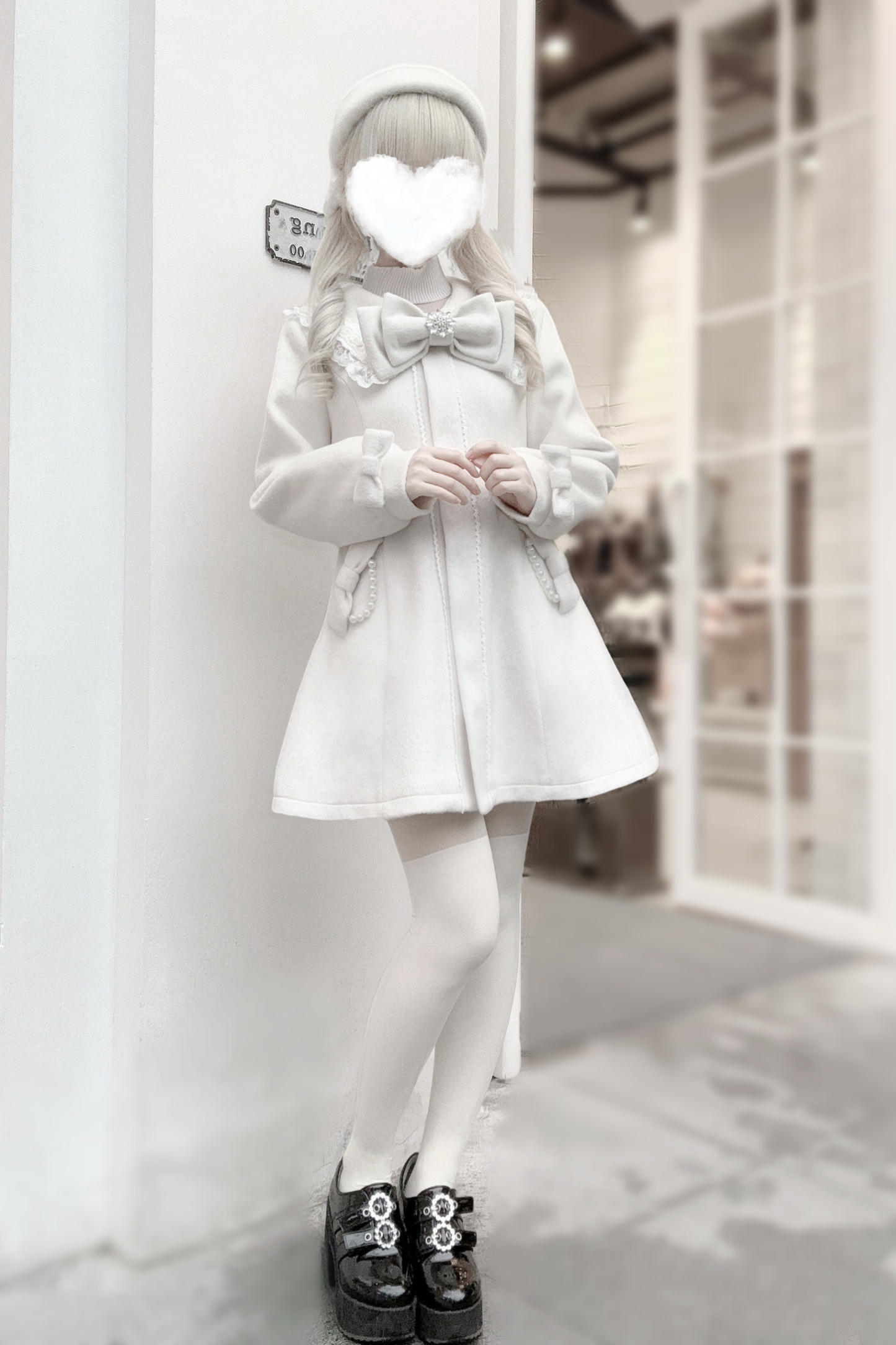 リボンフレアスイートコート