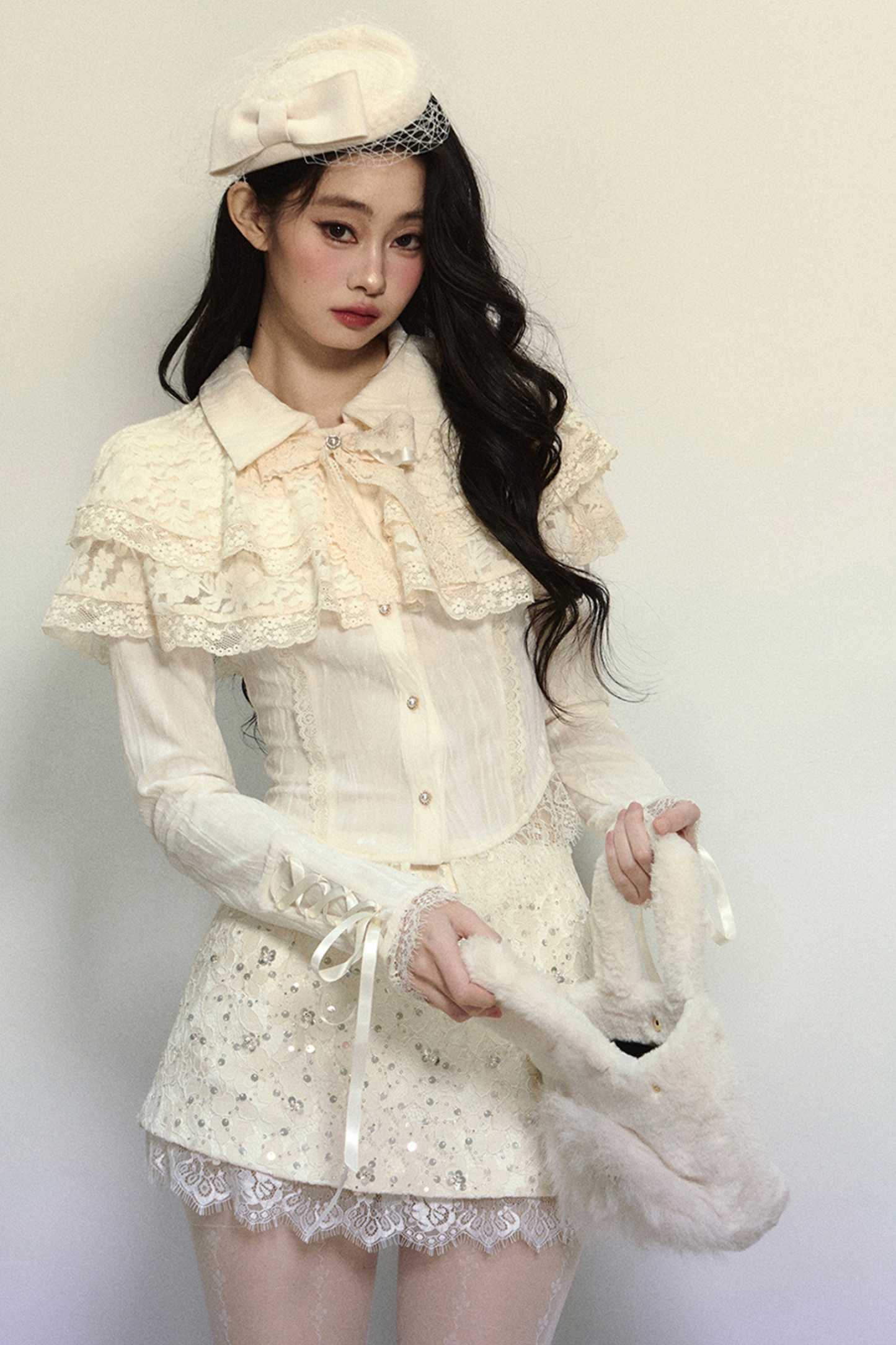 French Lace Elegant Shirt