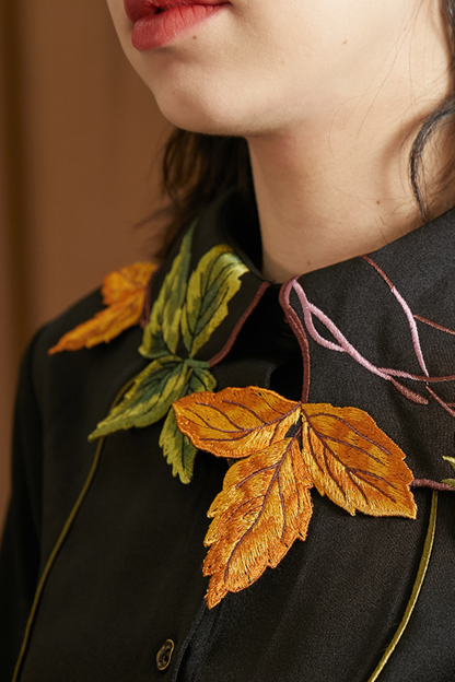 リーフベリーカラーシャツ