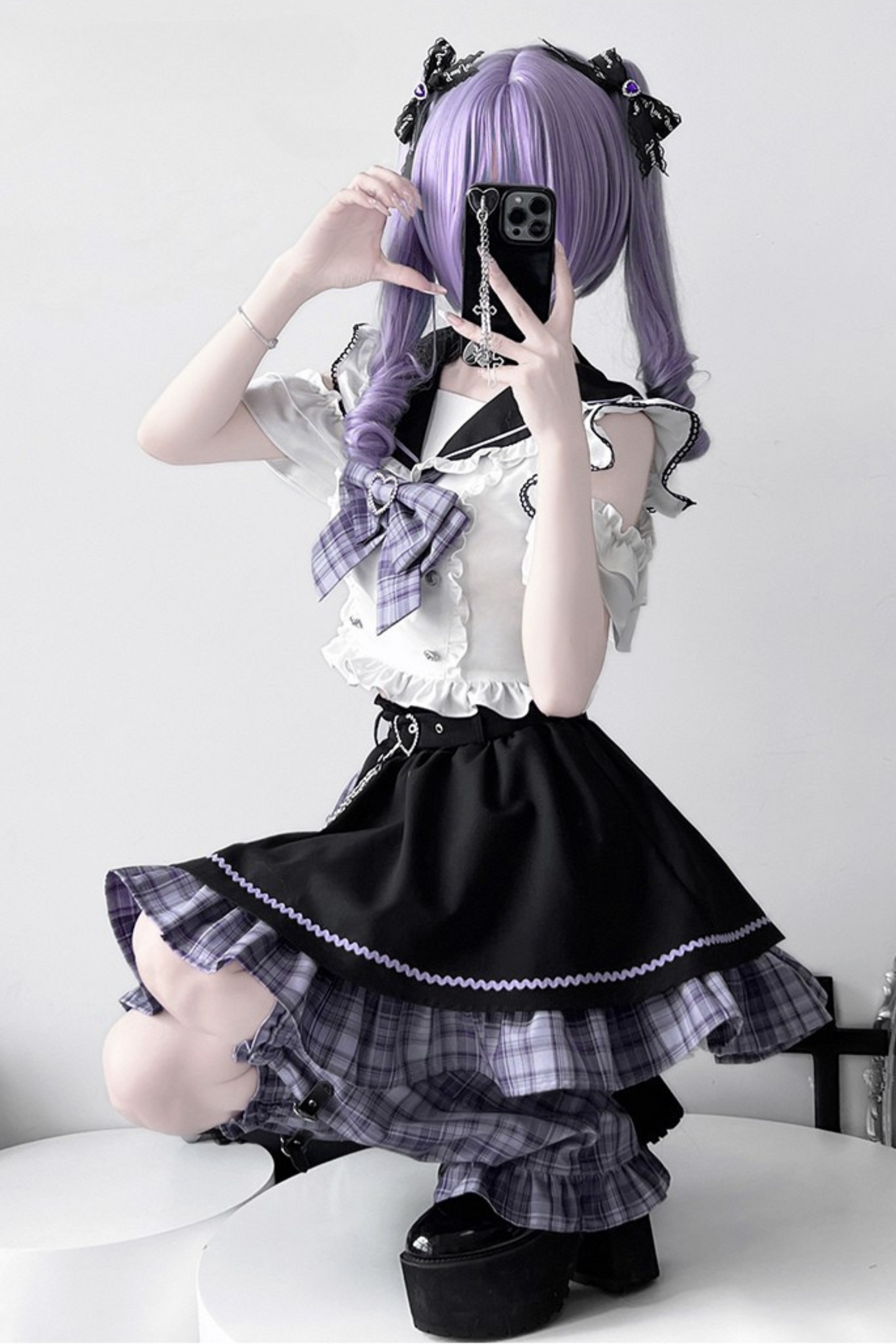 ドリームスターフリルセーラーカラーセットアップ＋レッグカバー