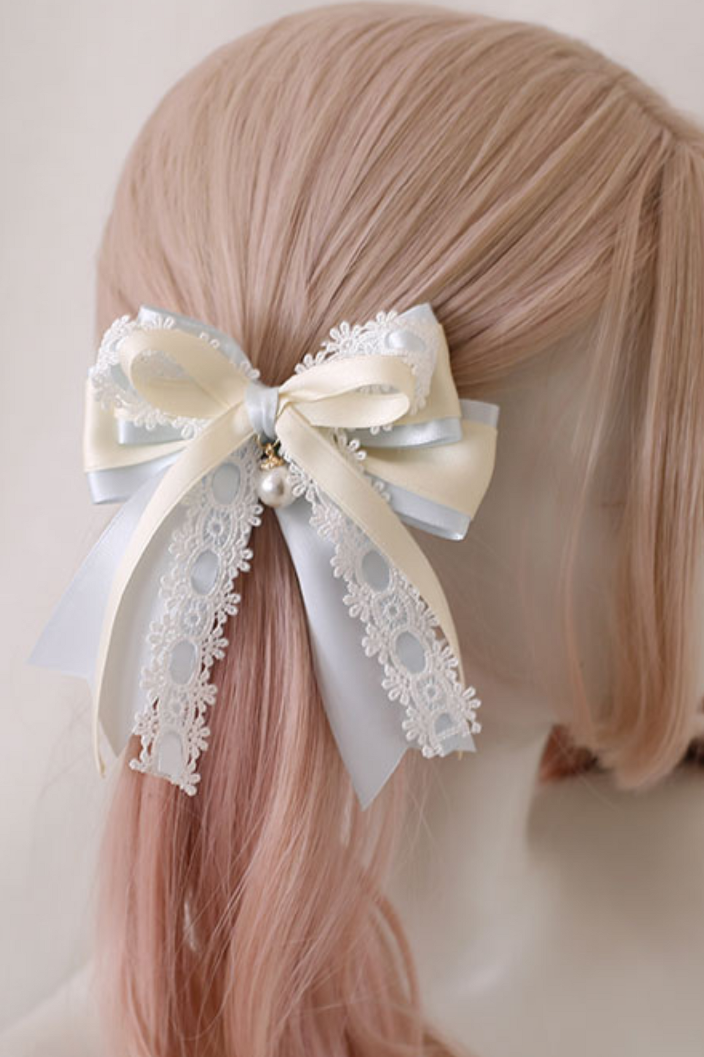 Ice Blue Frilled Lolita Accessories