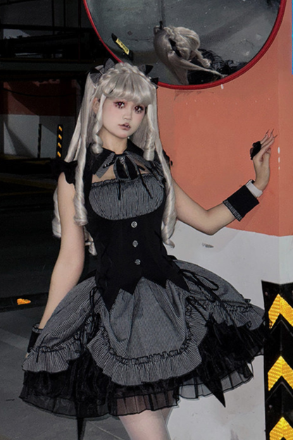 【4月8日予約締切】ゴシックリボンロリータハット+サイドグリップ