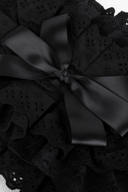 ゴシックレースフリルボンネット