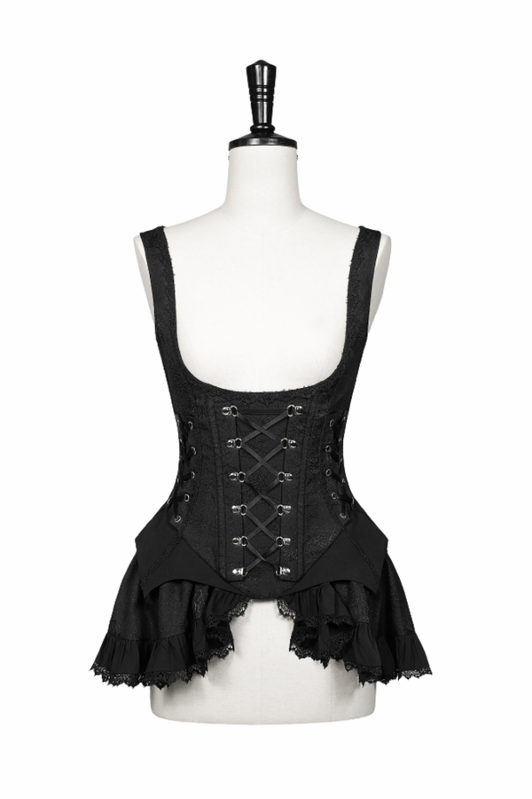 【12月20日予約締切】Camillaスパイダーウェブバットゴシックダークドレスベスト