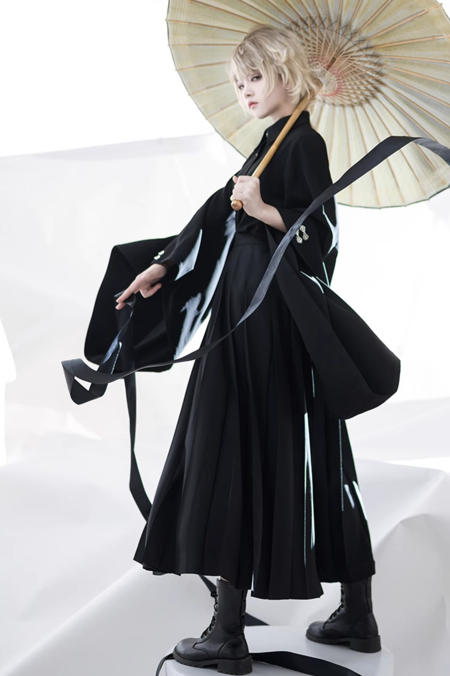 ダーク皇子ビッグスリーブブラウス