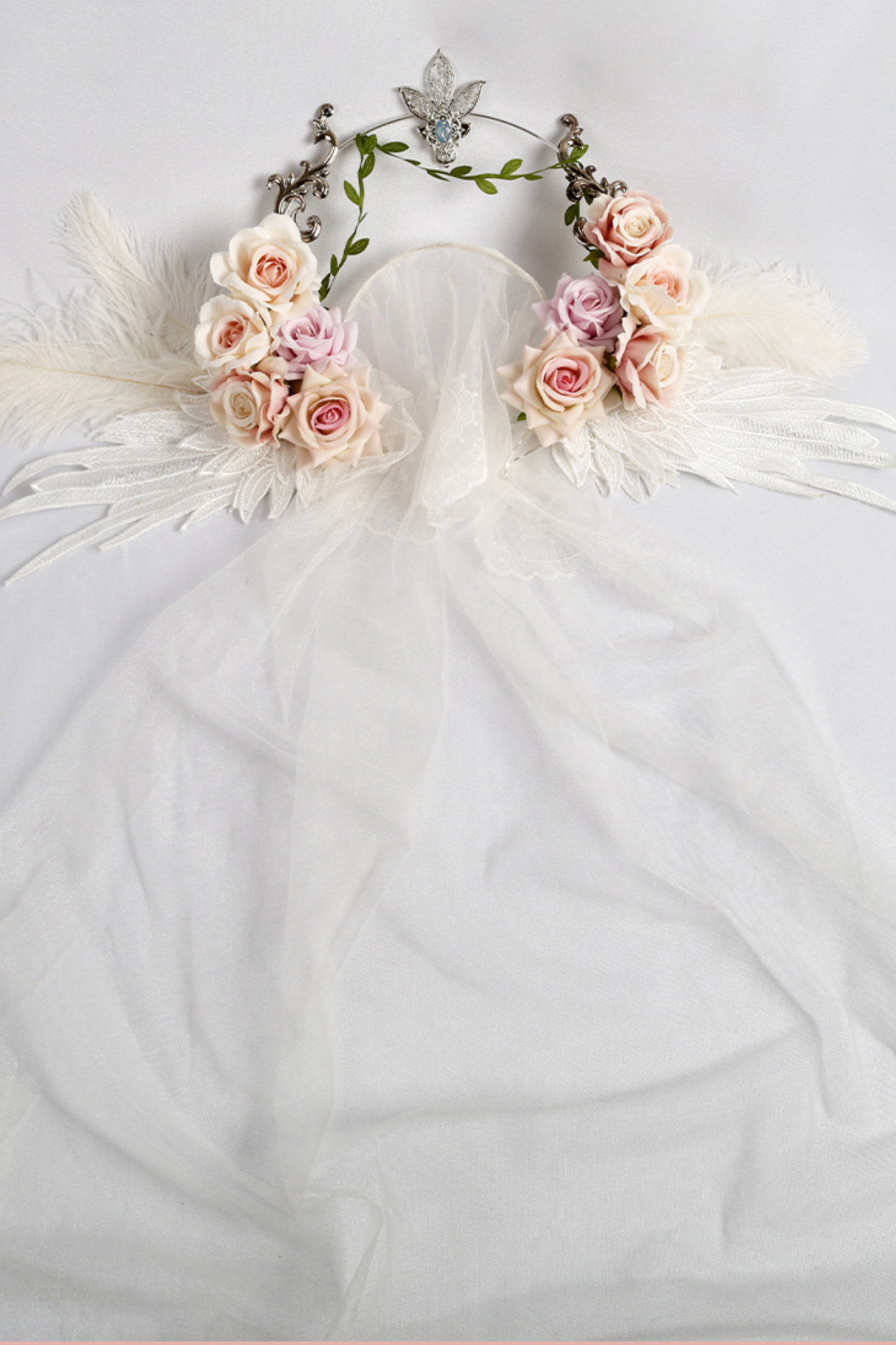 ローズエンジェルヴェールヘアアクセサリー