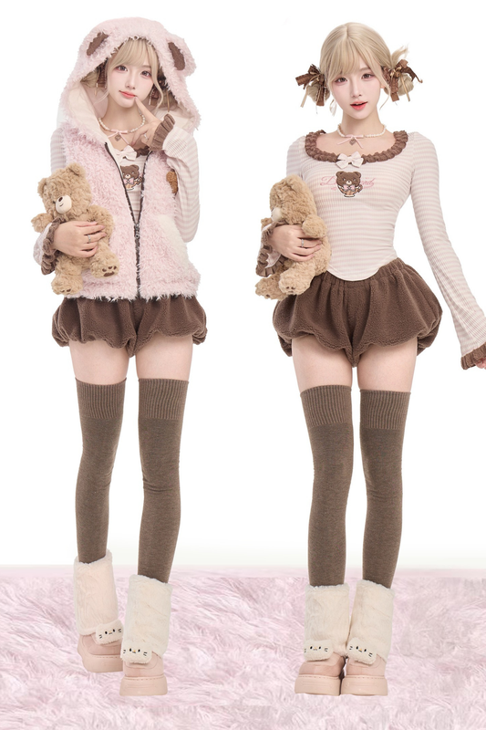 ベアカーベスト+トップス+パンツ