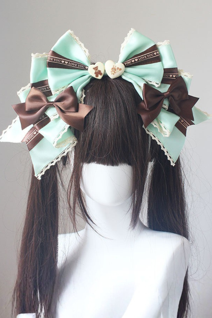 チョコミントロリータヘアアクセサリー+バッグ