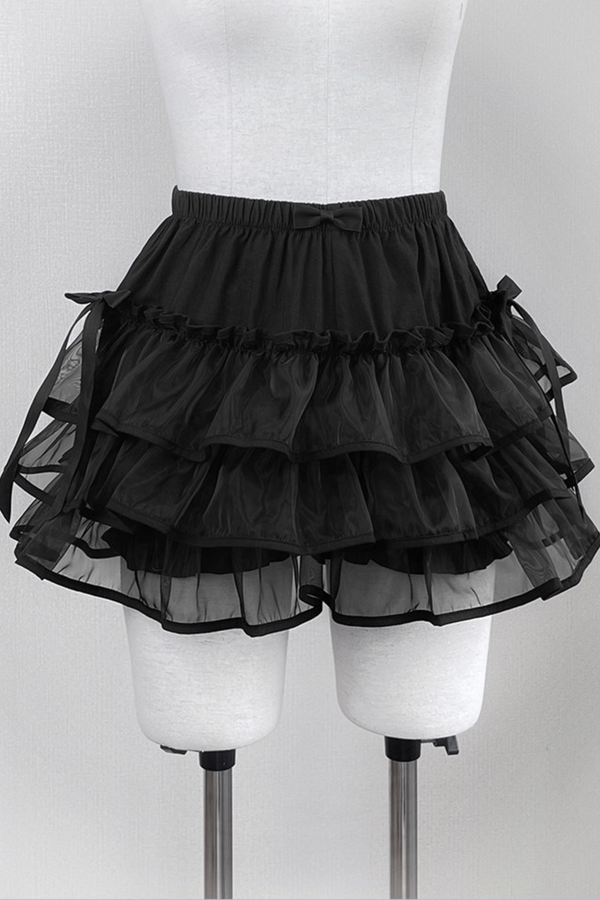 Robe de poupée gothique + pantalon + serre-tête