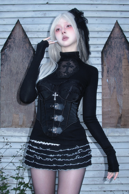 ダークナイトファーコルセット