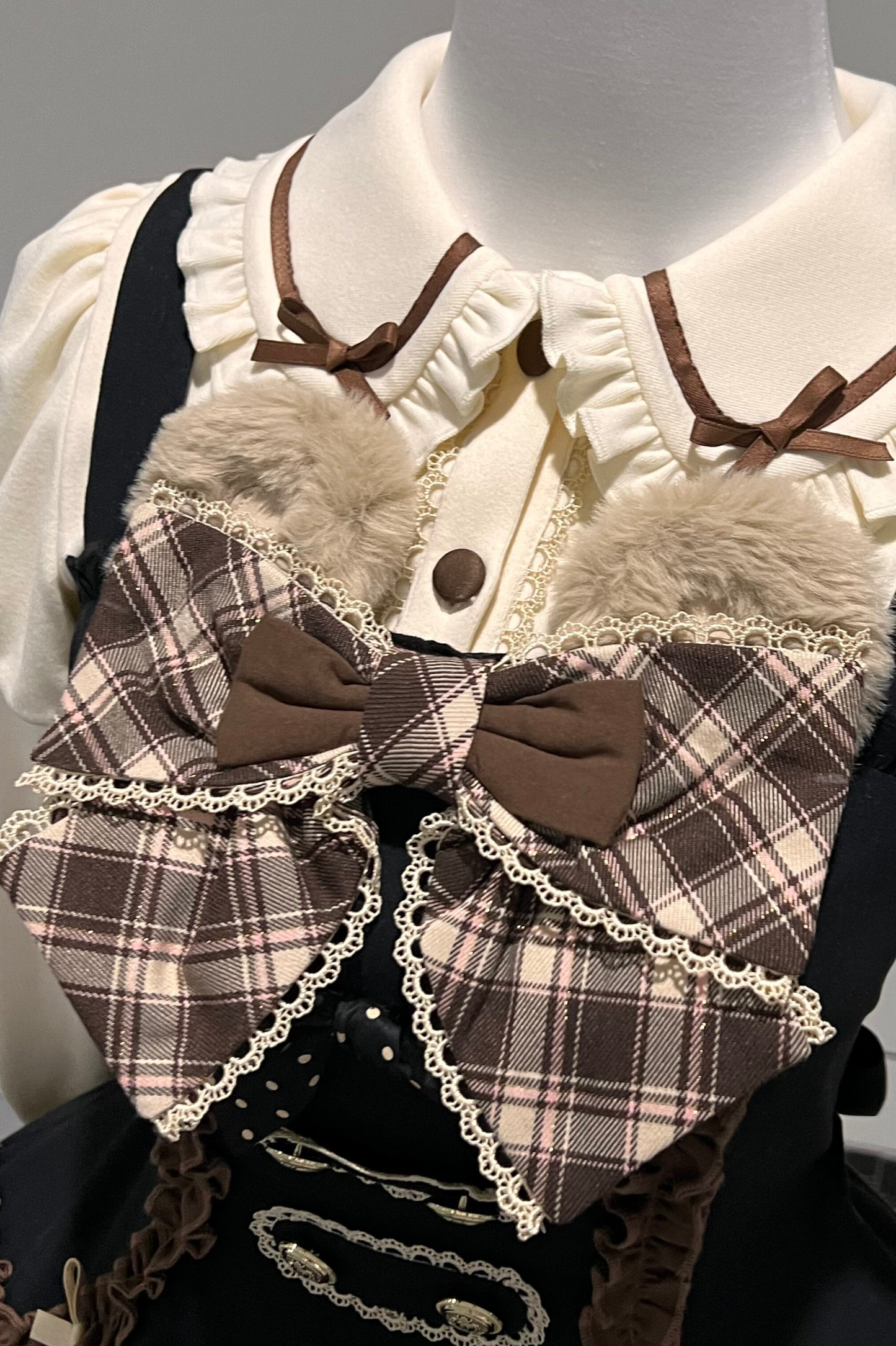 Bear Lolita Jumper Skirt + Top + Cape + Hat