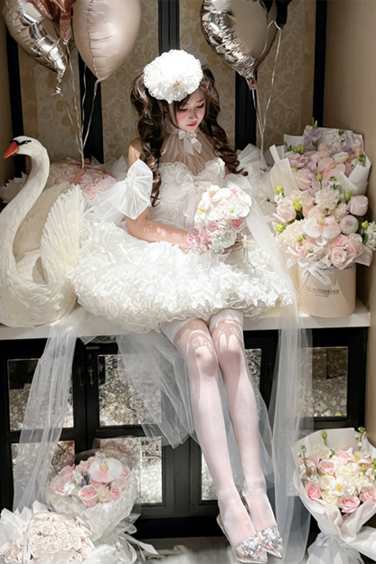Short Swan Lolita Dress