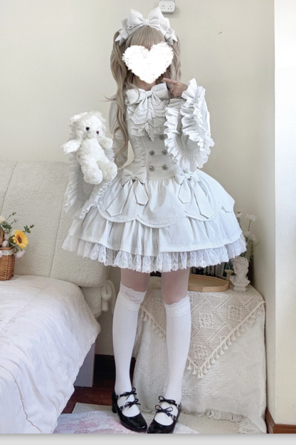 Dark Gothic Dress + Sleeves + Headband