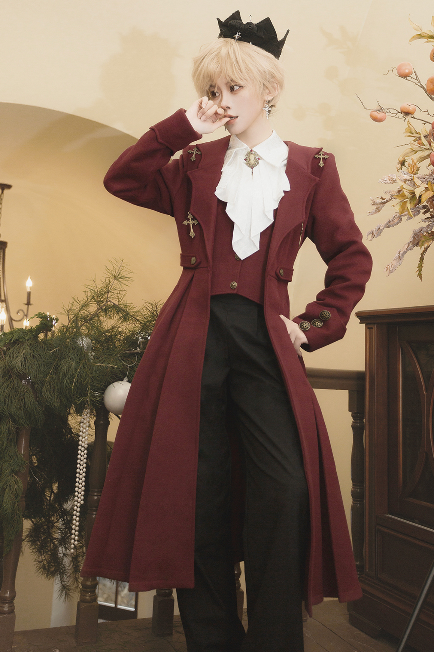 【予約商品】クラシカル皇子ダークゴシックロリータセット