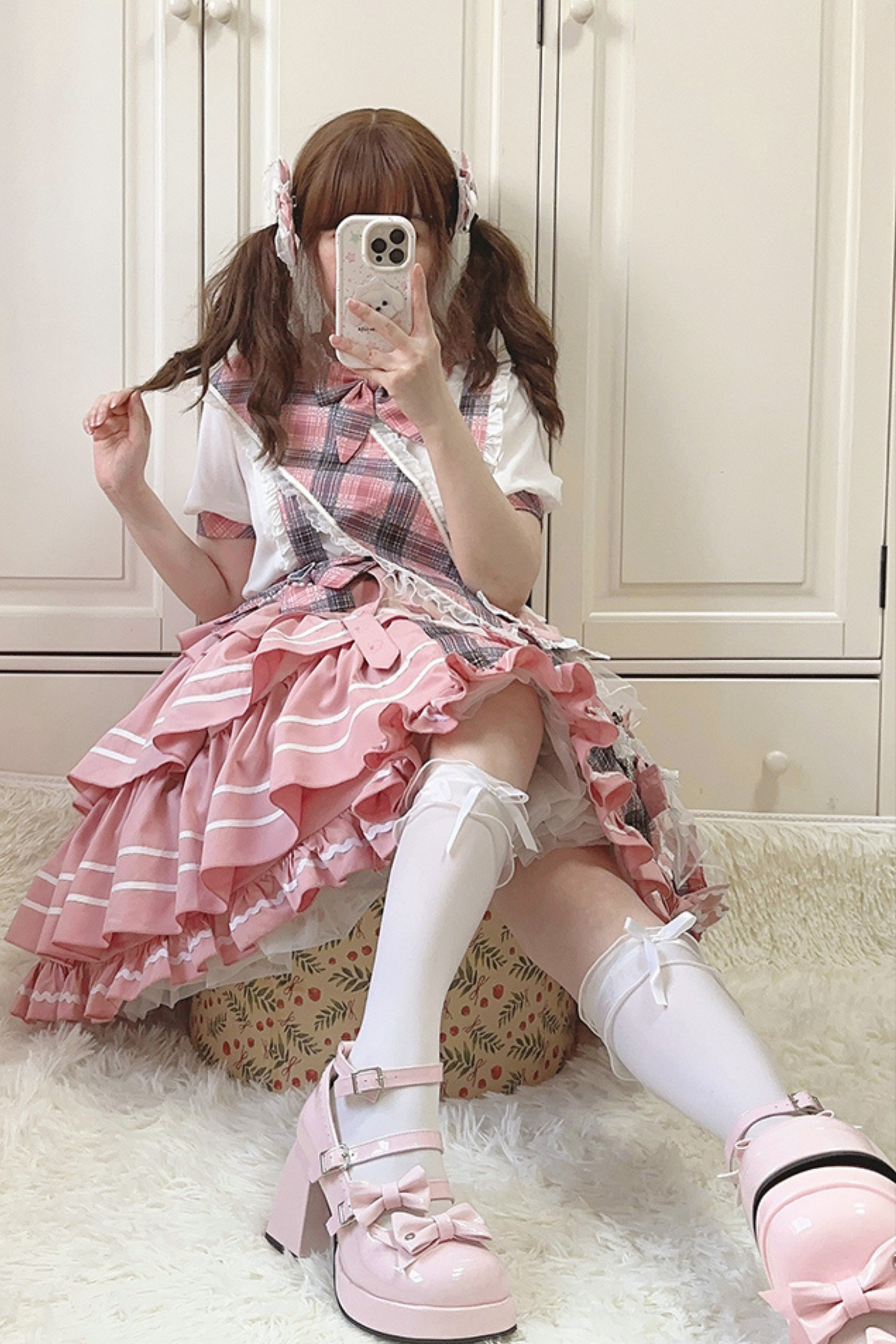 スイートハートアイドルソングロリータセットアップ