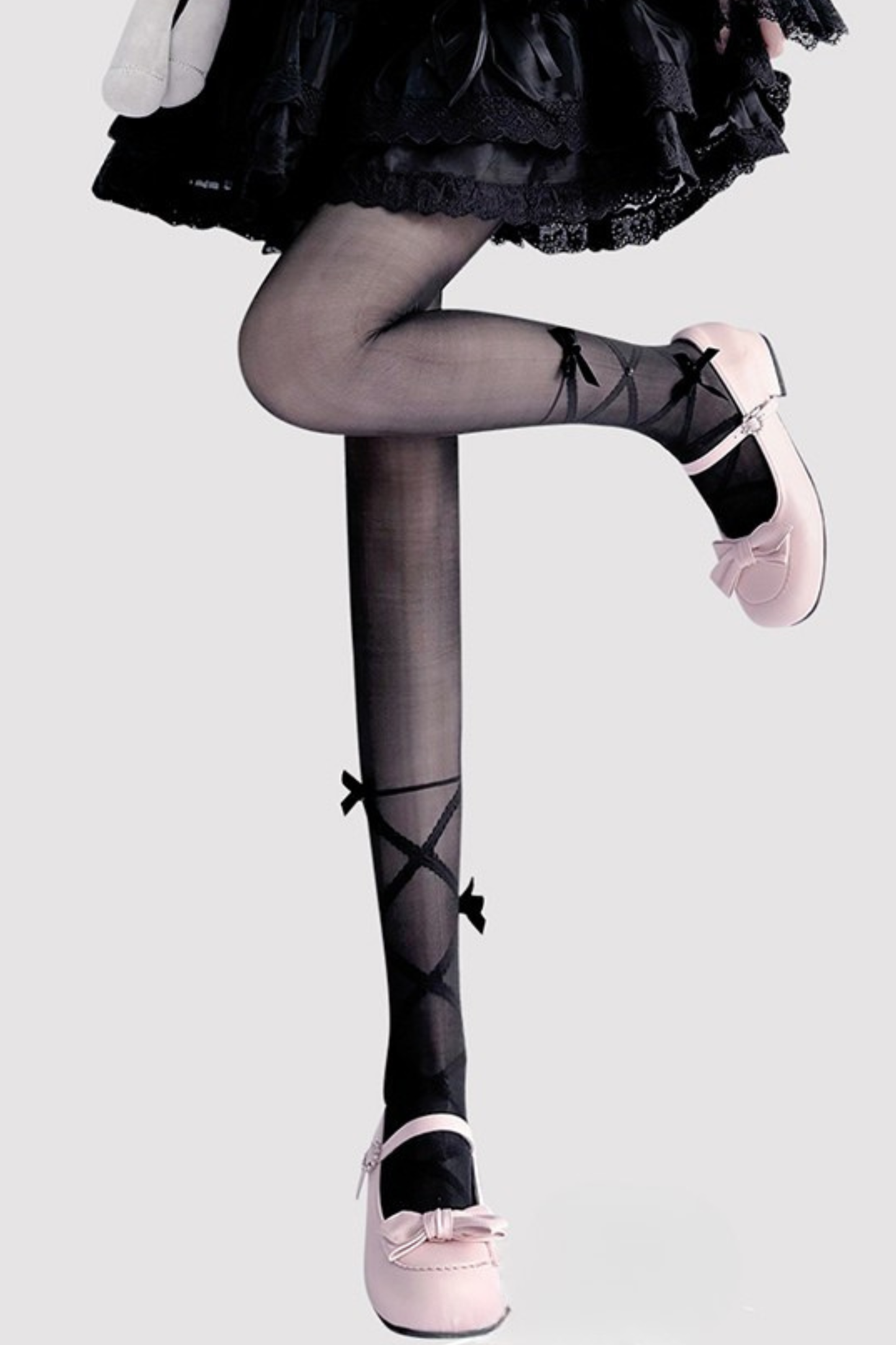 リボンピュアパールシアータイツ