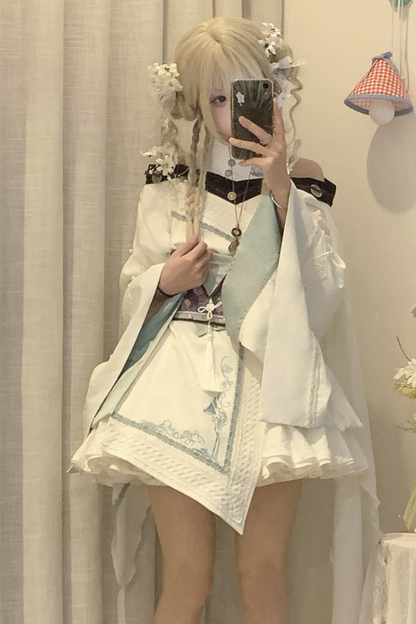Dragon's Breath Lolita Dress + Corset + Fake Collar