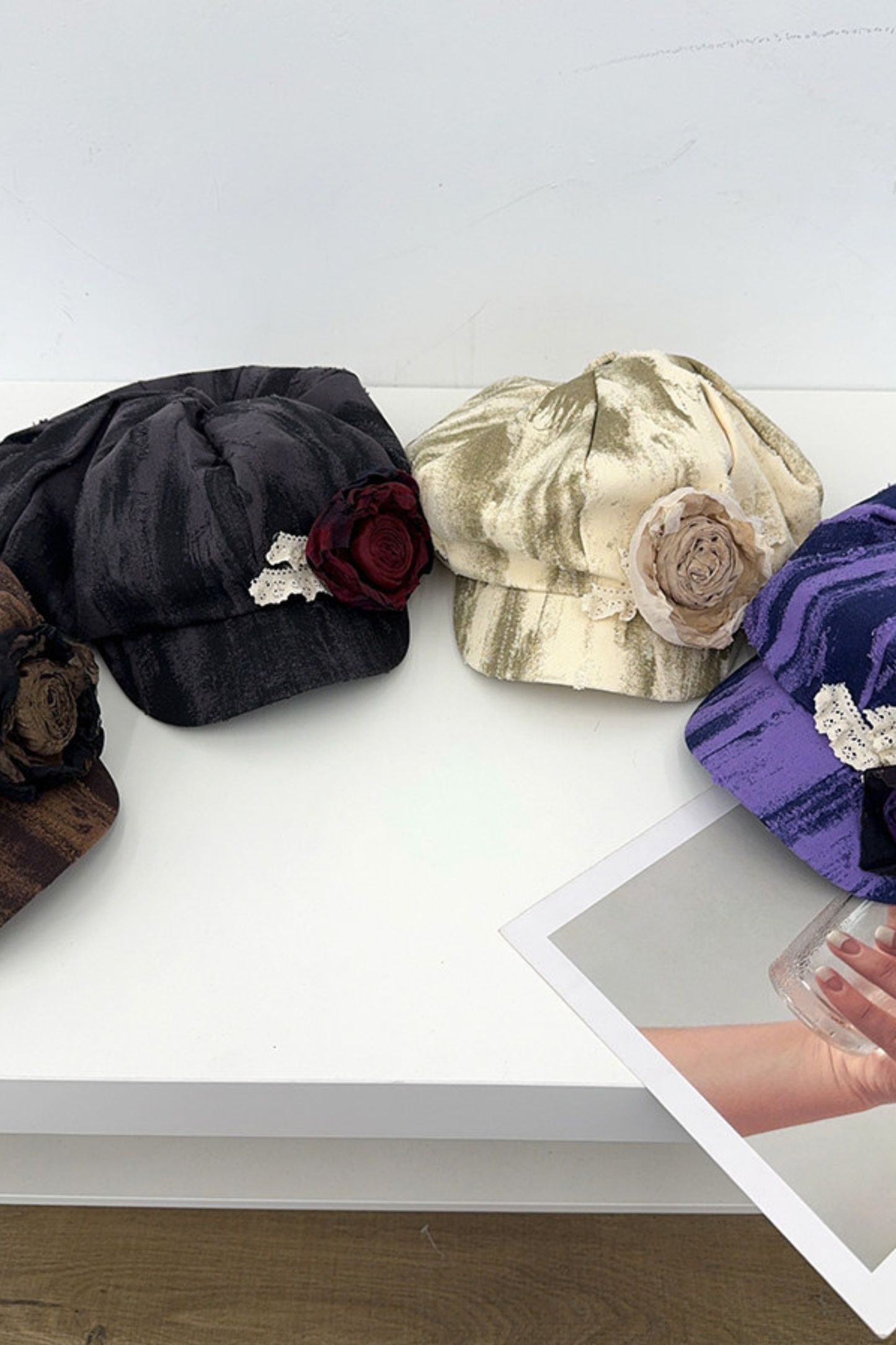 Wizard Rose Newsboy Cap