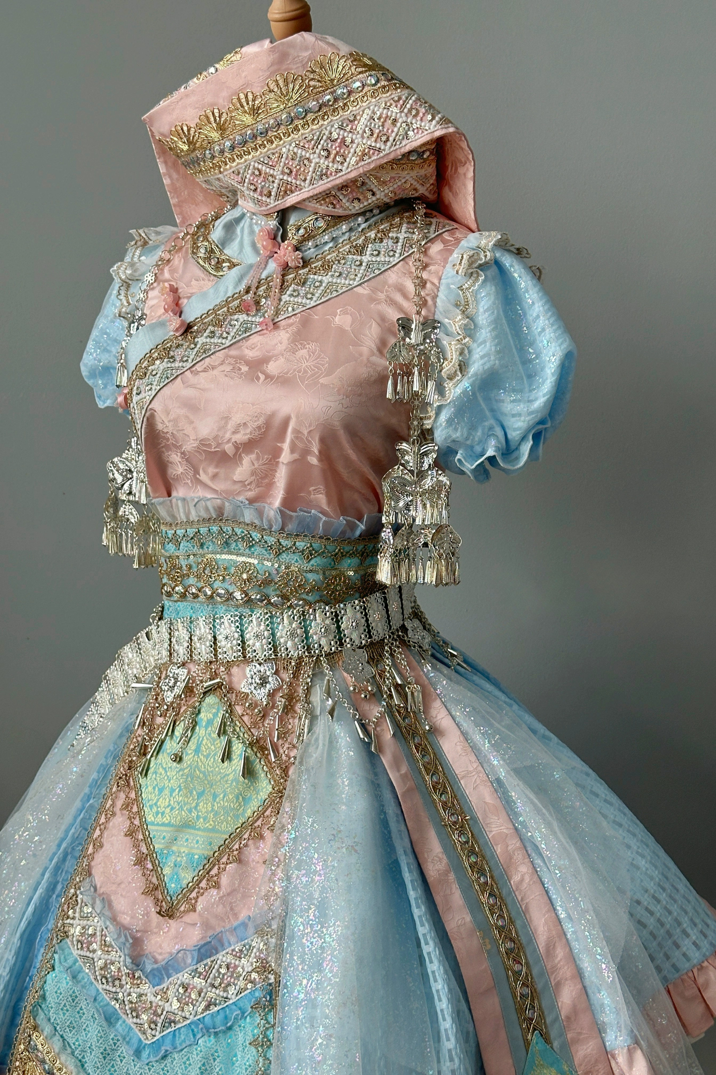 【12月16日予約締切】エスニックロリータツインコーデパフスリーブドレスセット＋ベルスリーブドレスセット