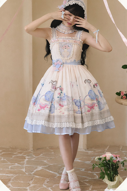 Pure fantasy cabinet dress + jumper skirt + apron