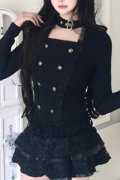 Dark Slim Fit Cardigan