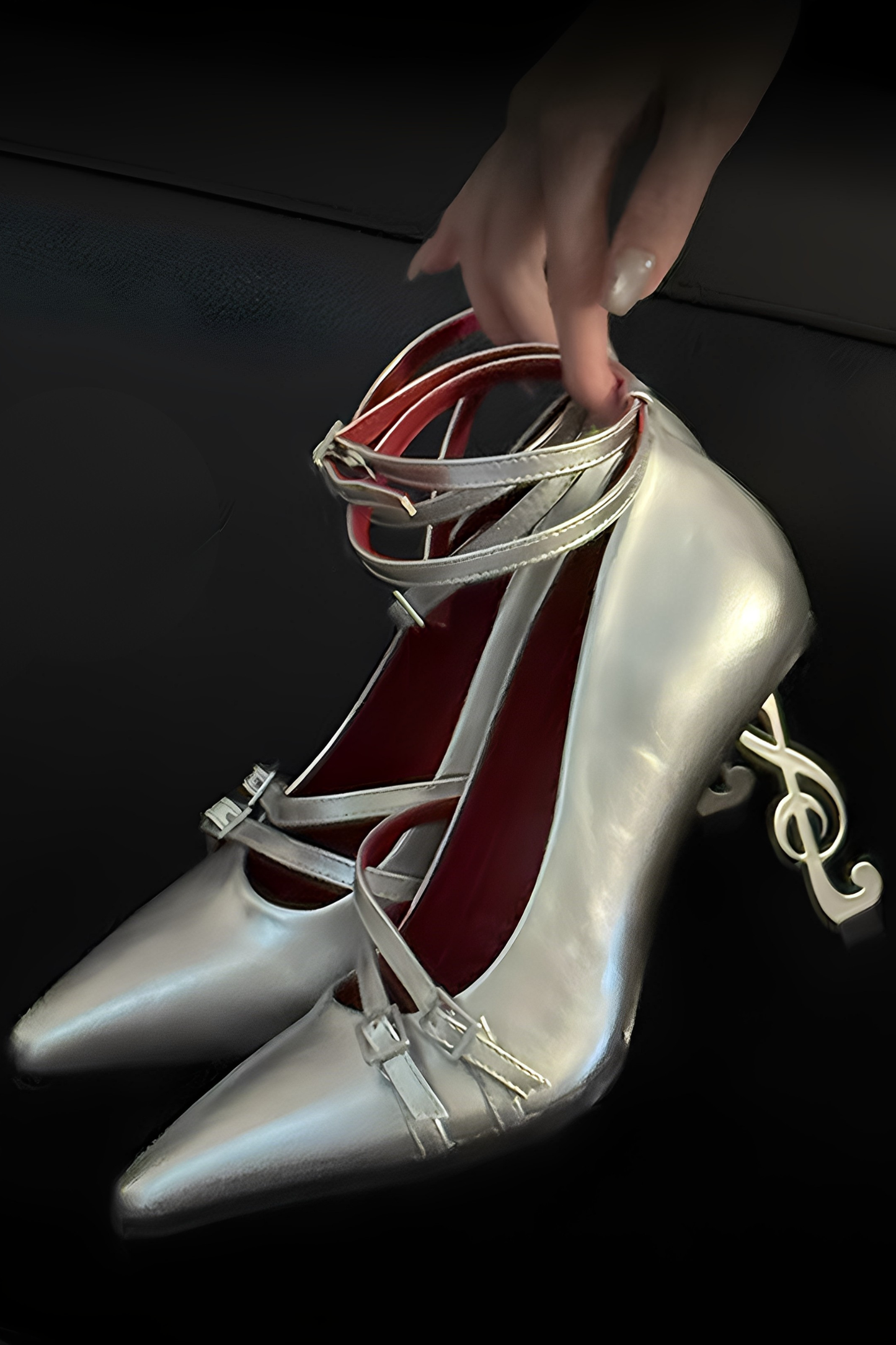 Gothic Note High Heels