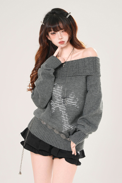 クロスモードオフショルダートップス