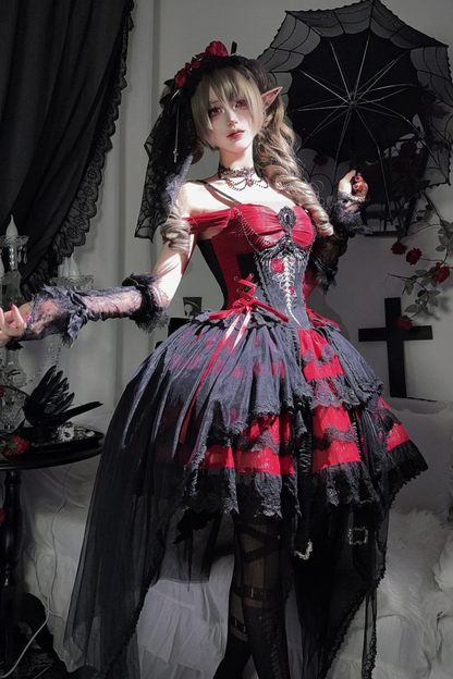 ドラゴンボーンゴシックドレス+ネックレス