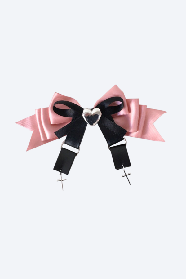 ダークスイートリボンヘアピン