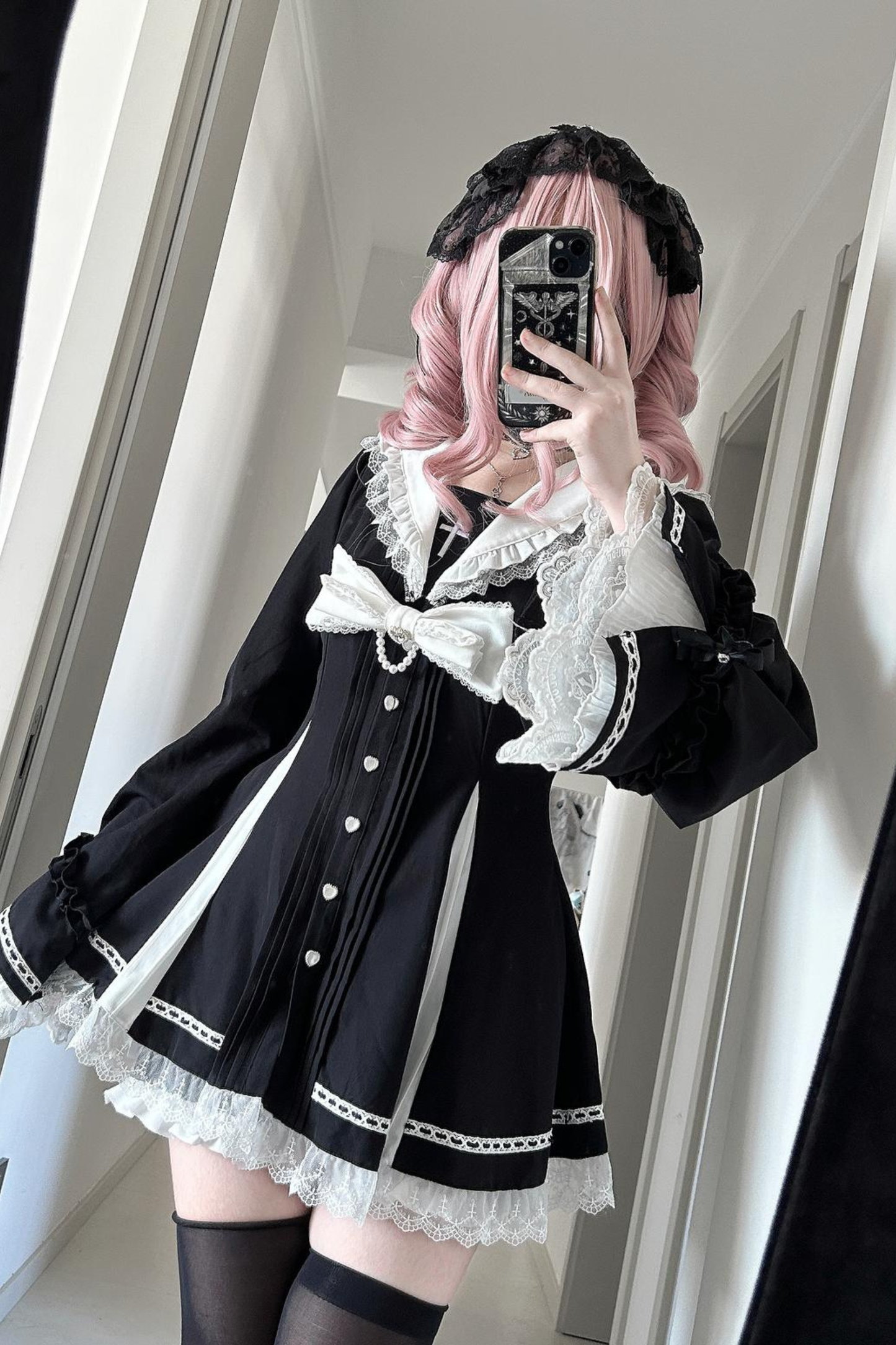 レース地雷トップス+パンツ