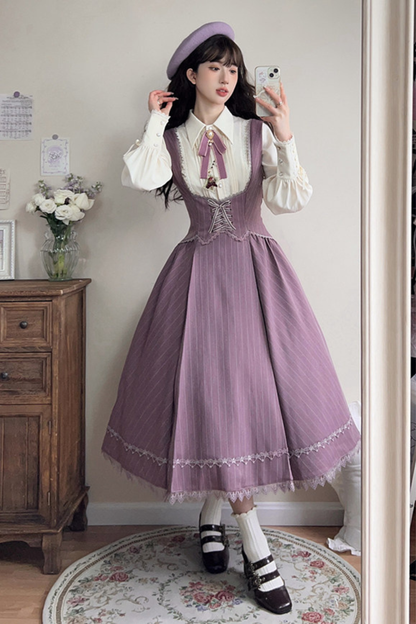 Retro Elegant Lolita Jumperskirt