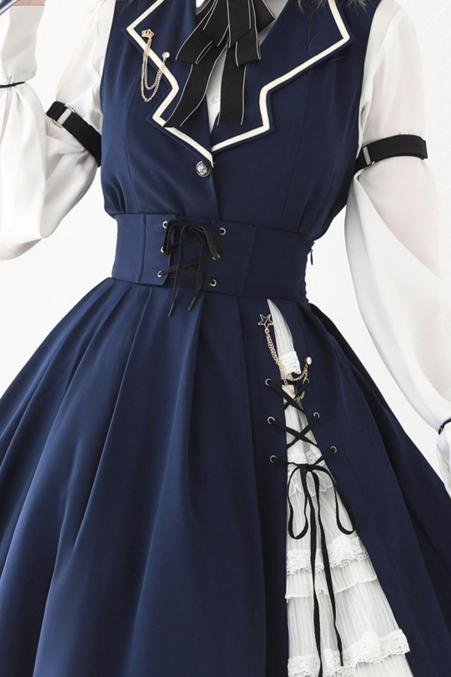 Western Fantasy Cloak Vest + Cape + Skirt + Shirt