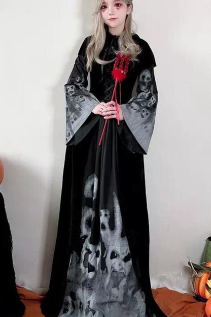 Adult Skeleton Witch Cosplay Dress