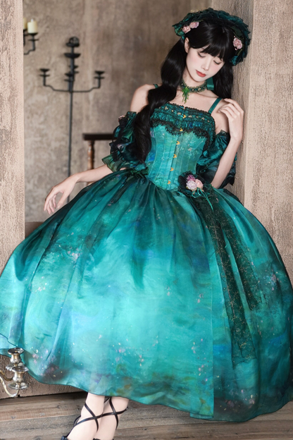 【3月19日予約締切】シルビアトップス+フレアスカート+ハット+スリーブ+ネックレス