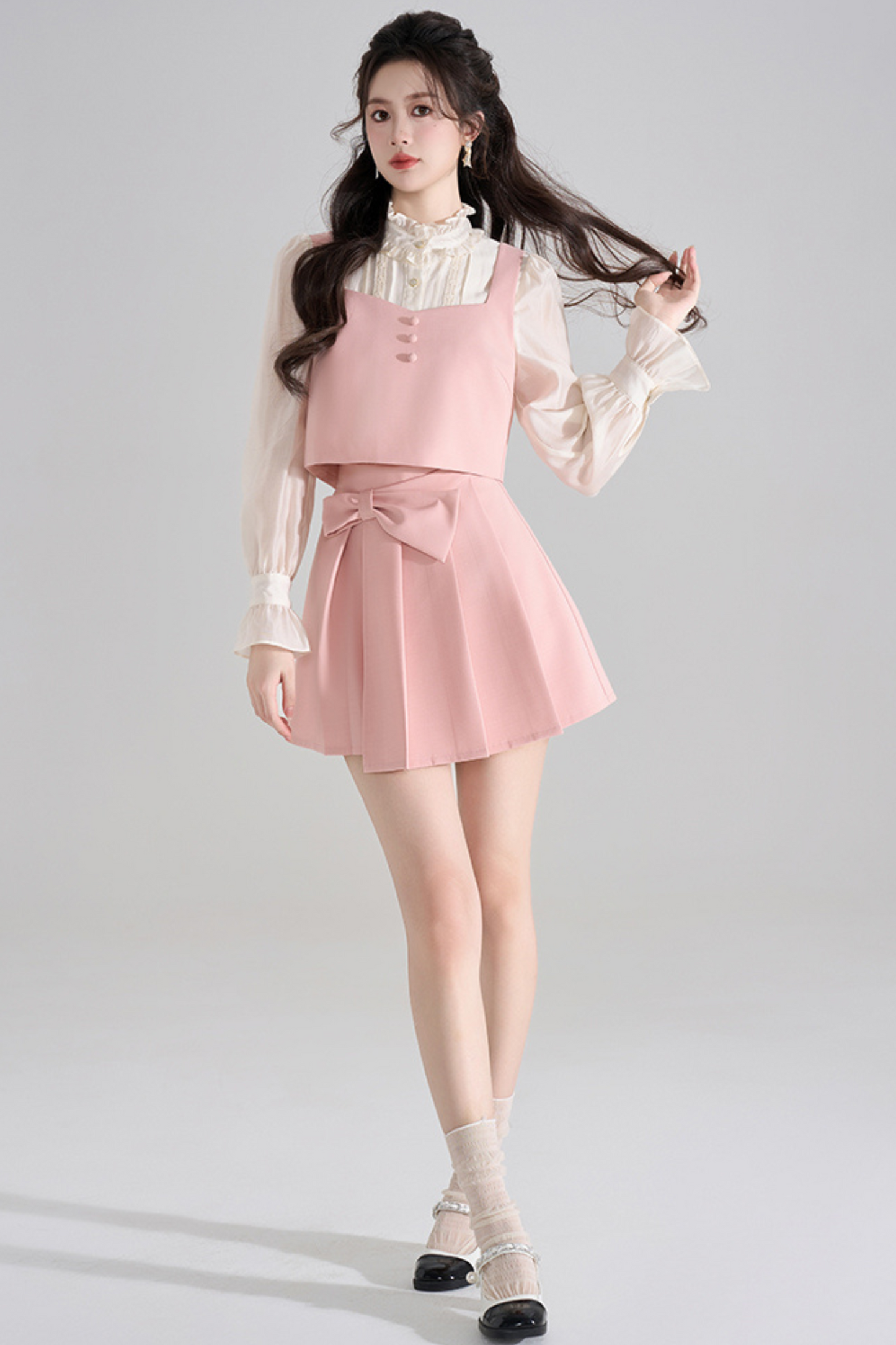 Ensemble Top + Flare Skirt