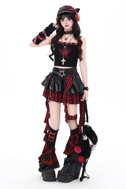 アシメティアード地雷スカート