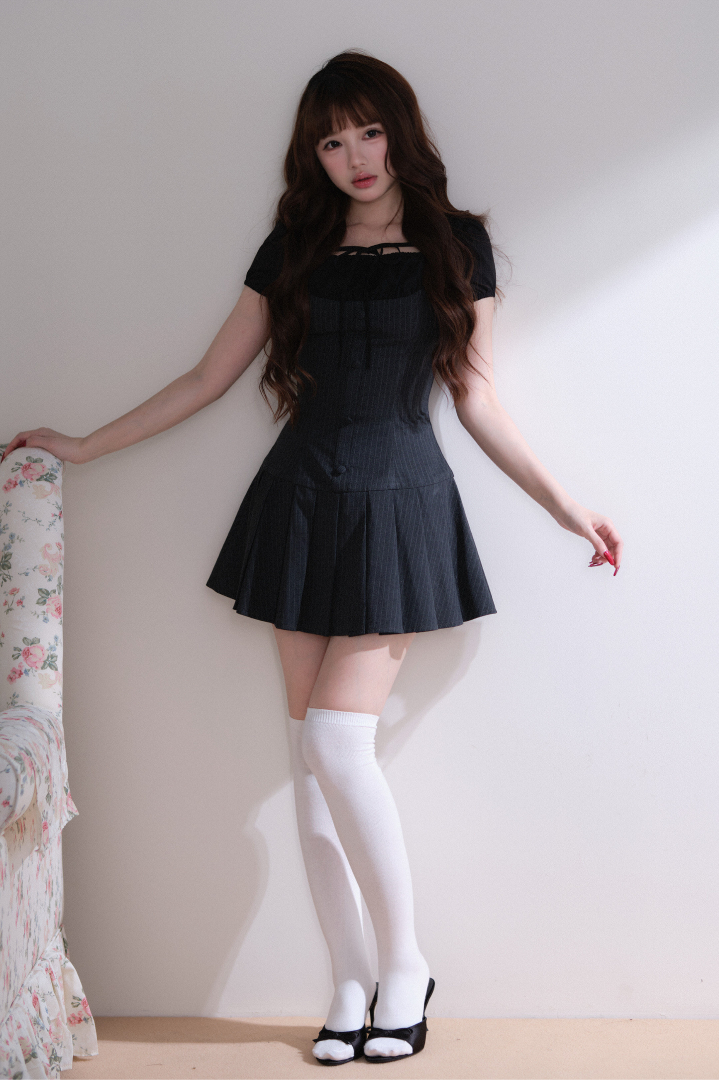 Robe à plis douce