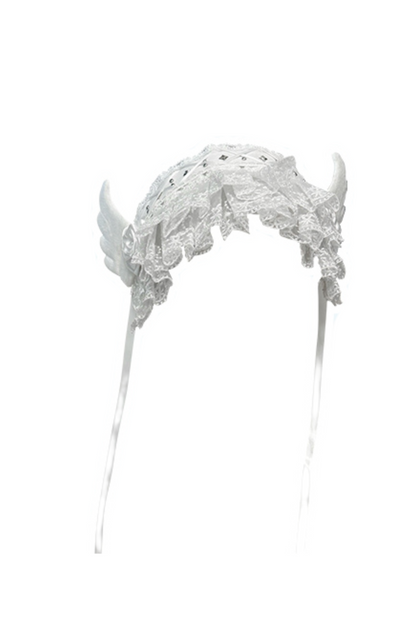 Subculture White Gothic Headband