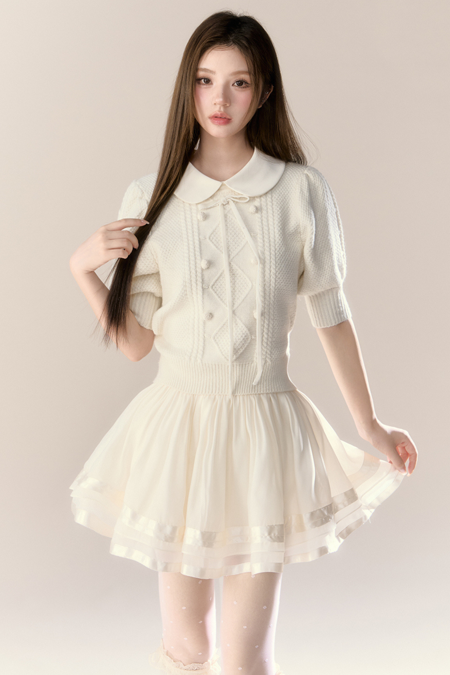 ドールカラーパールキスクラシックトップス