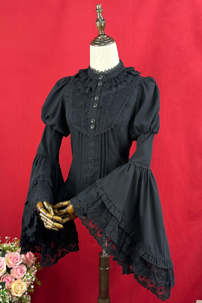 Stand collar princess sleeve Lolita blouse