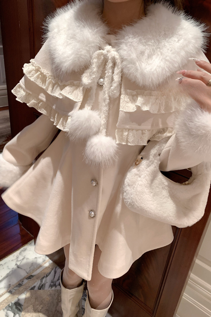 Fur Flair Pure White Coat