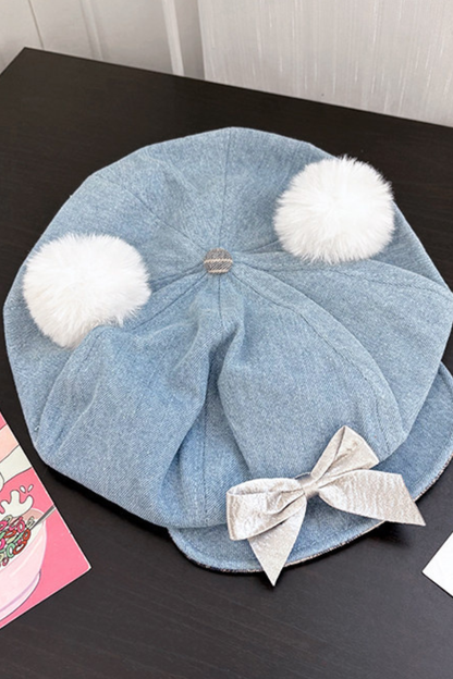 Bear Ear Plaid Beret