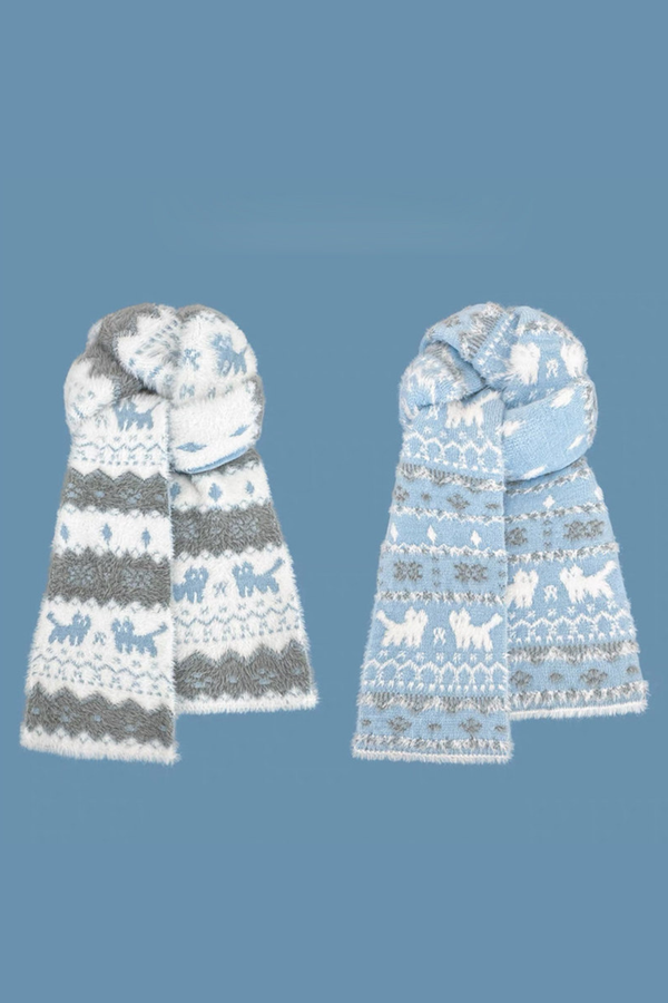 Subculture Animal Knit Scarf